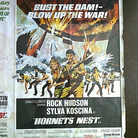 Original Movie Poster Double Feature They Call Me Mister Tibbs & Hornets' Nest - Picture 16 of 16